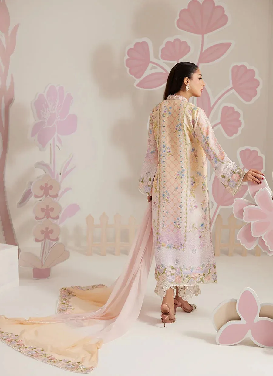 Farah Talib Aziz Frou Frou Ramadan Edit Raw Silk – view 2 – Poshaq