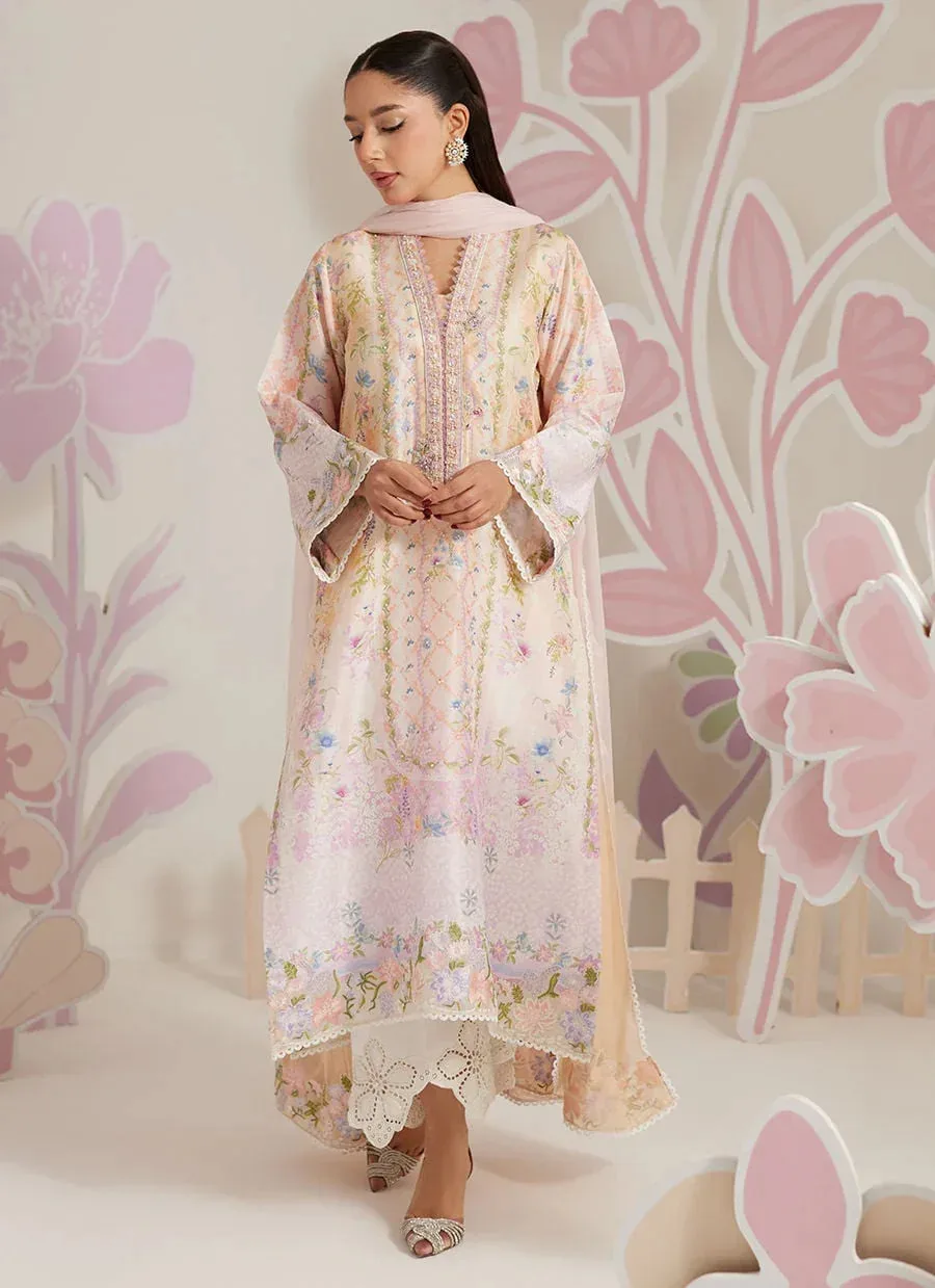 Farah Talib Aziz Frou Frou Ramadan Edit Raw Silk – view 5 – Poshaq