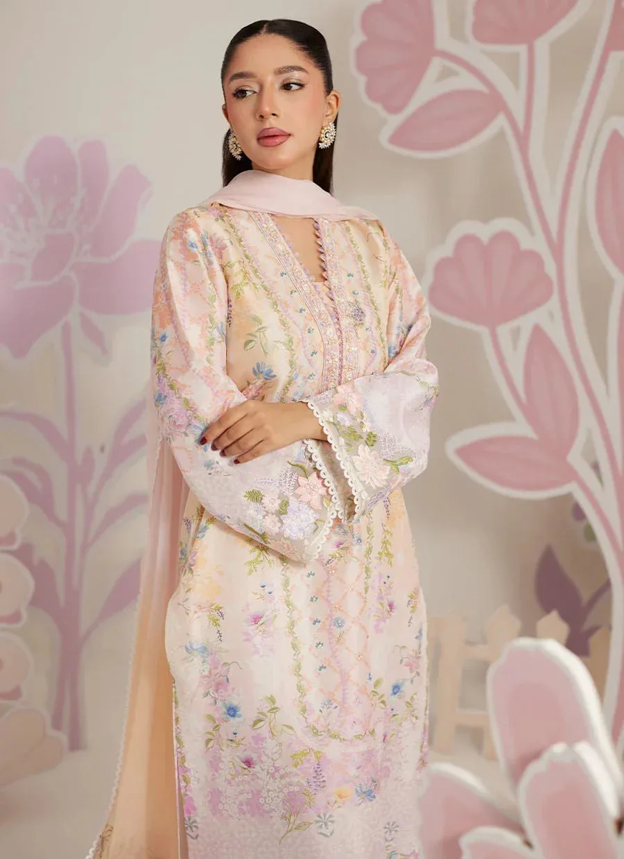 Farah Talib Aziz Frou Frou Ramadan Edit Raw Silk – view 6 – Poshaq