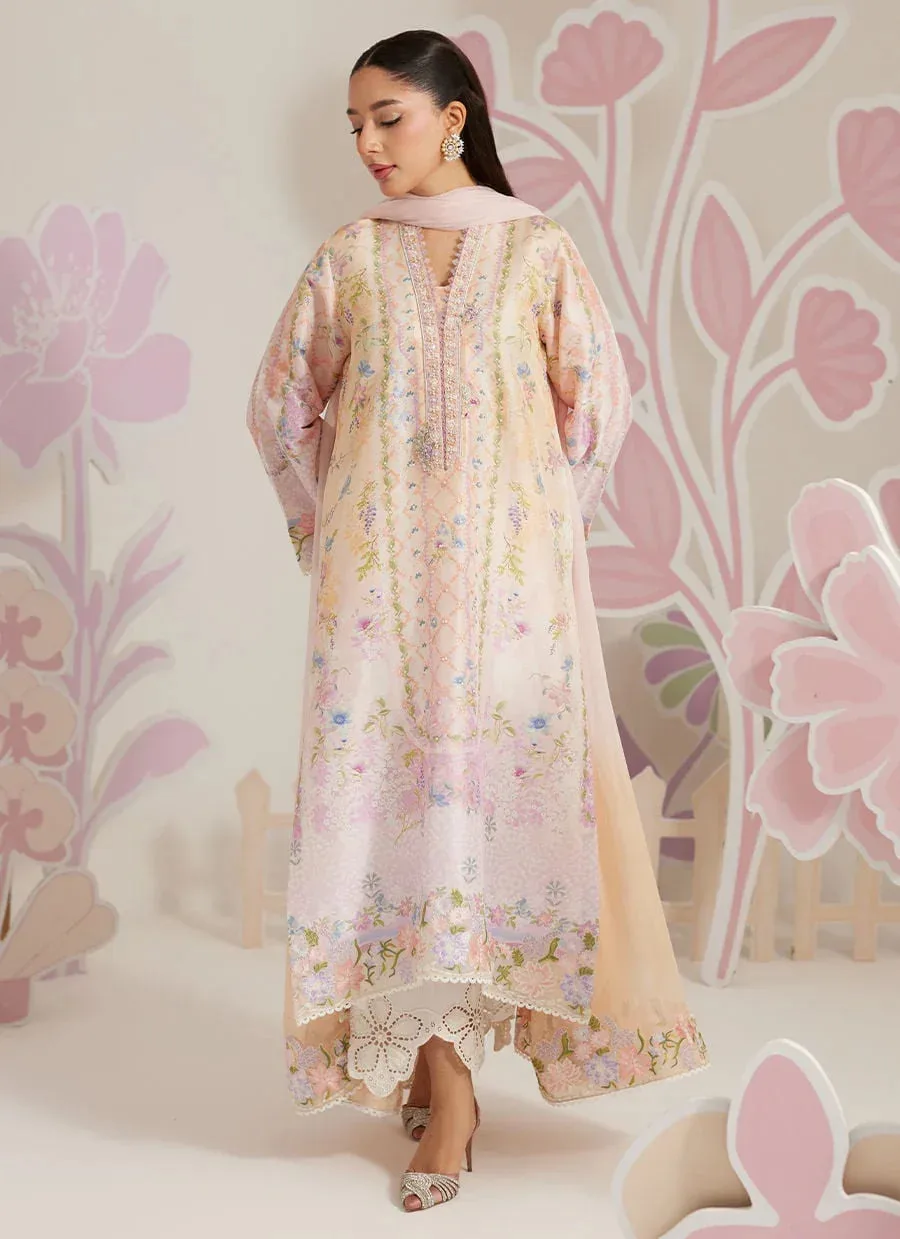 Farah Talib Aziz Frou Frou Ramadan Edit Raw Silk – view 7 – Poshaq