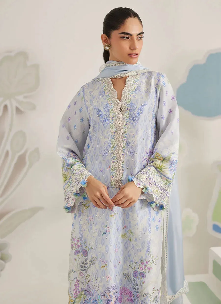Farah Talib Aziz Frou Frou Ramadan Edit Blue – view 6 – Poshaq