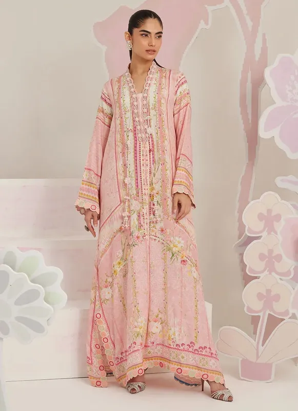 Farah Talib Aziz Frou Frou Ramadan Edit Raw Silk – view 1 – Poshaq