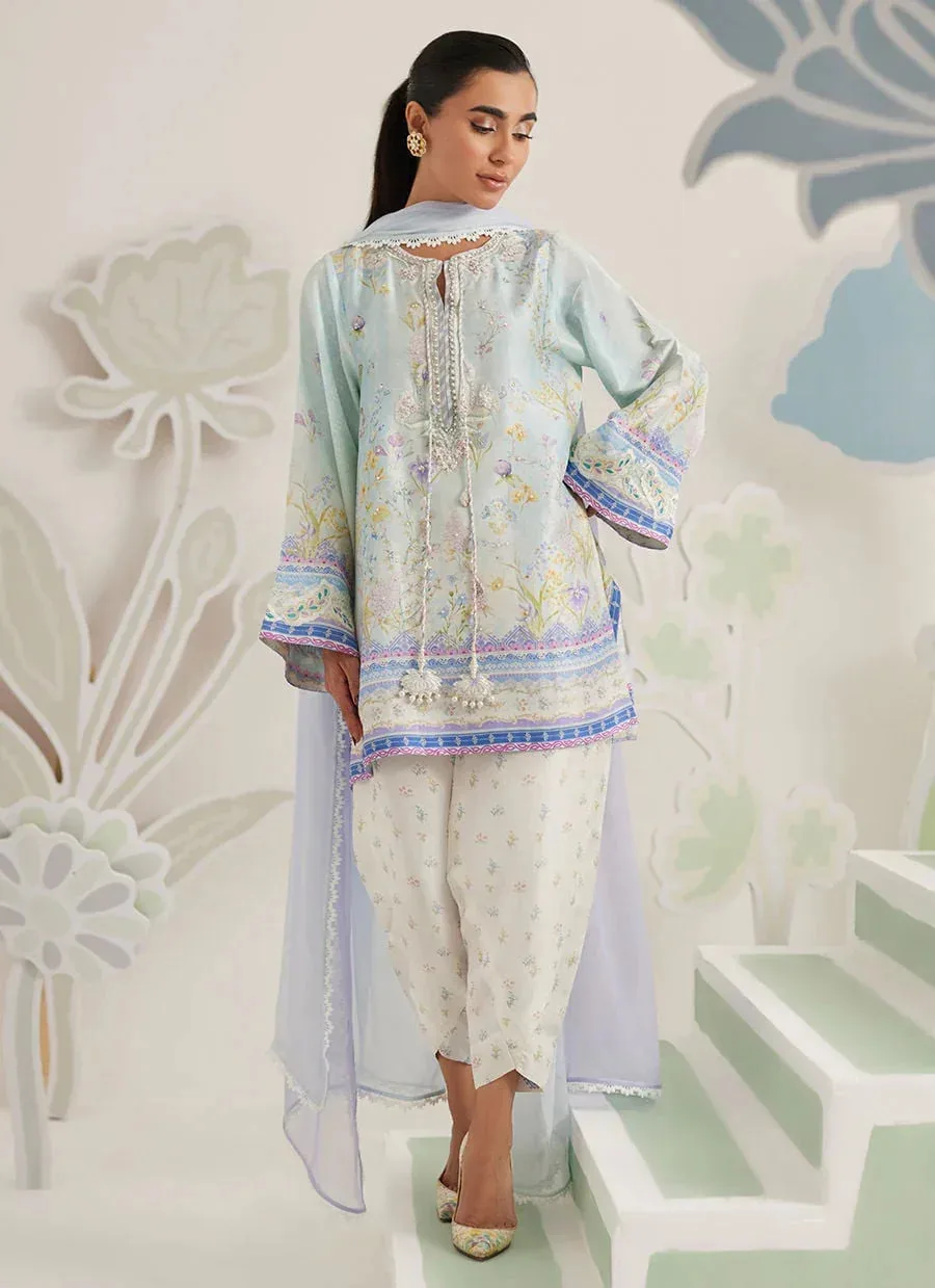 Farah Talib Aziz Frou Frou Ramadan Edit Raw Silk – view 1 – Poshaq