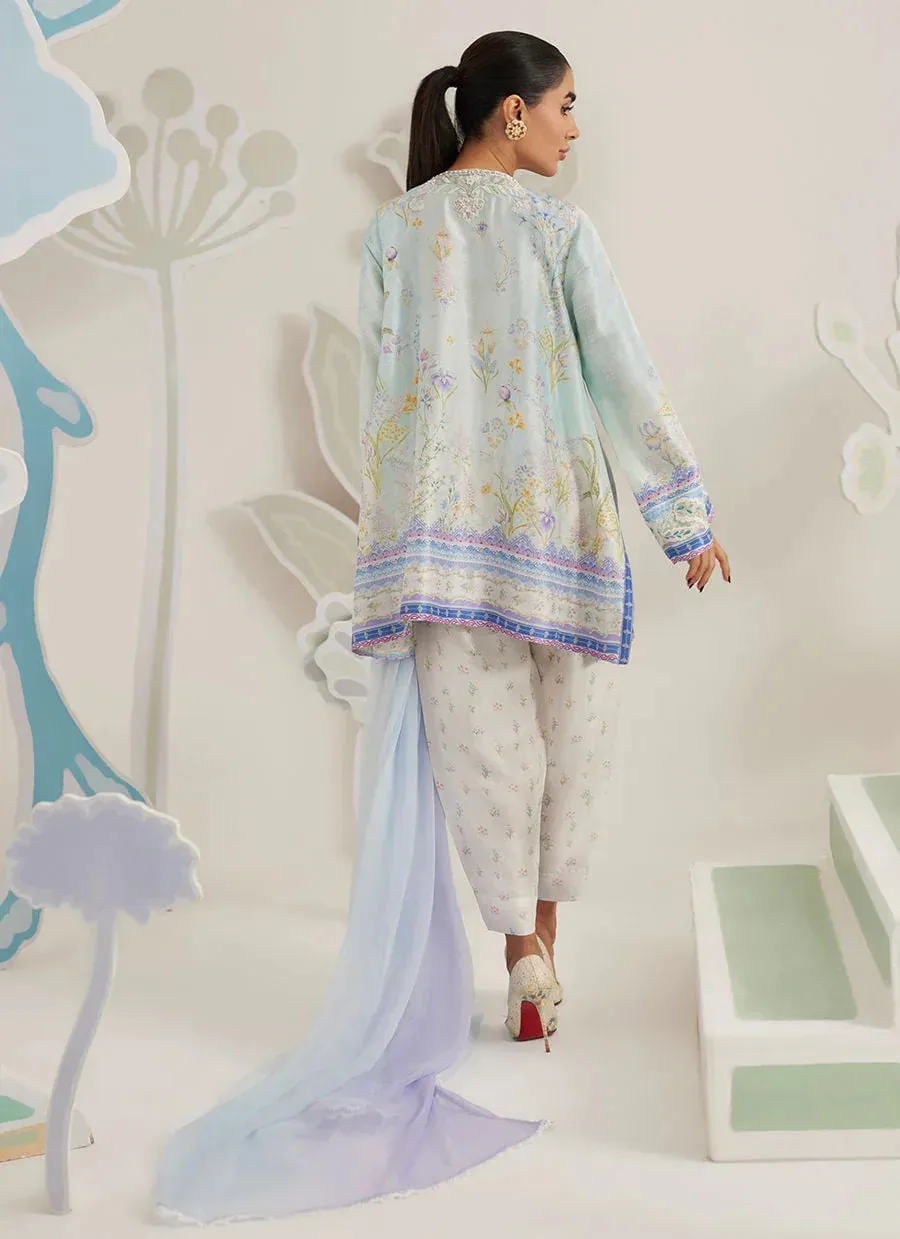 Farah Talib Aziz Frou Frou Ramadan Edit Raw Silk – view 2 – Poshaq