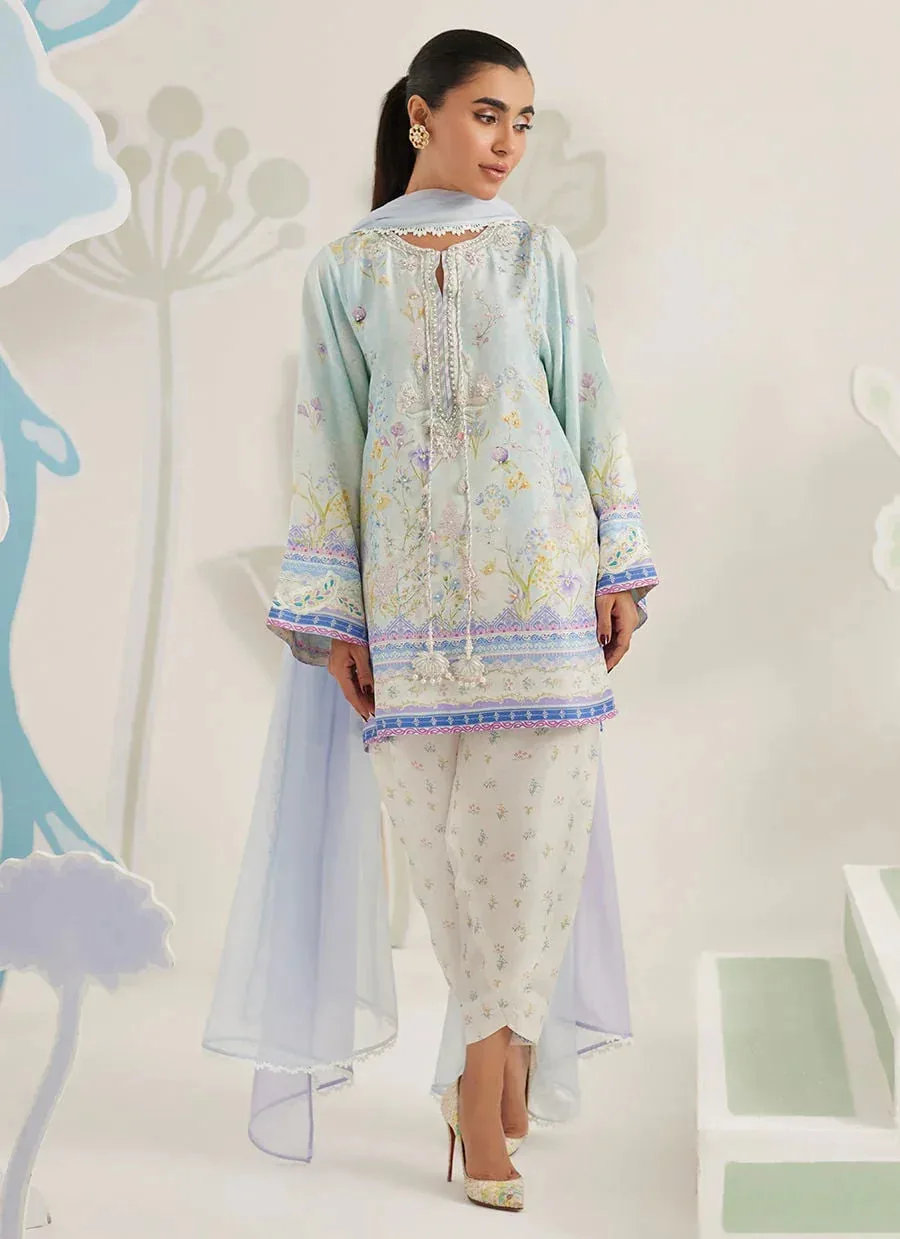 Farah Talib Aziz Frou Frou Ramadan Edit Raw Silk – view 7 – Poshaq