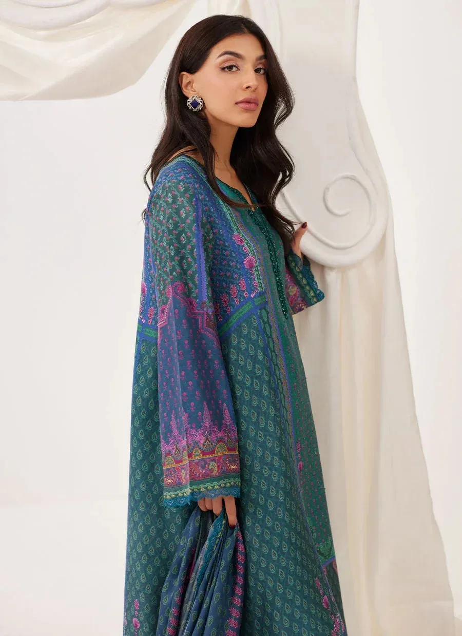 Farah Talib Aziz Frou Frou Ramadan Edit Raw Silk – view 6 – Poshaq
