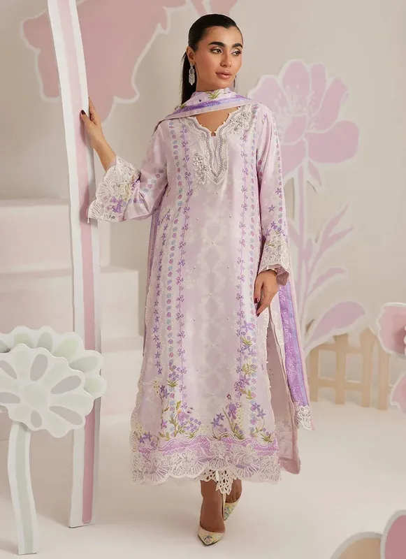 Farah Talib Aziz Frou Frou Ramadan Edit Raw Silk – view 1 – Poshaq
