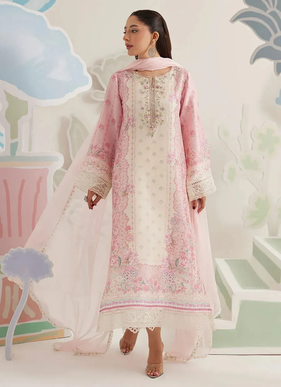 Farah Talib Aziz Frou Frou Ramadan Edit Pink Raw Silk – view 7 – Poshaq