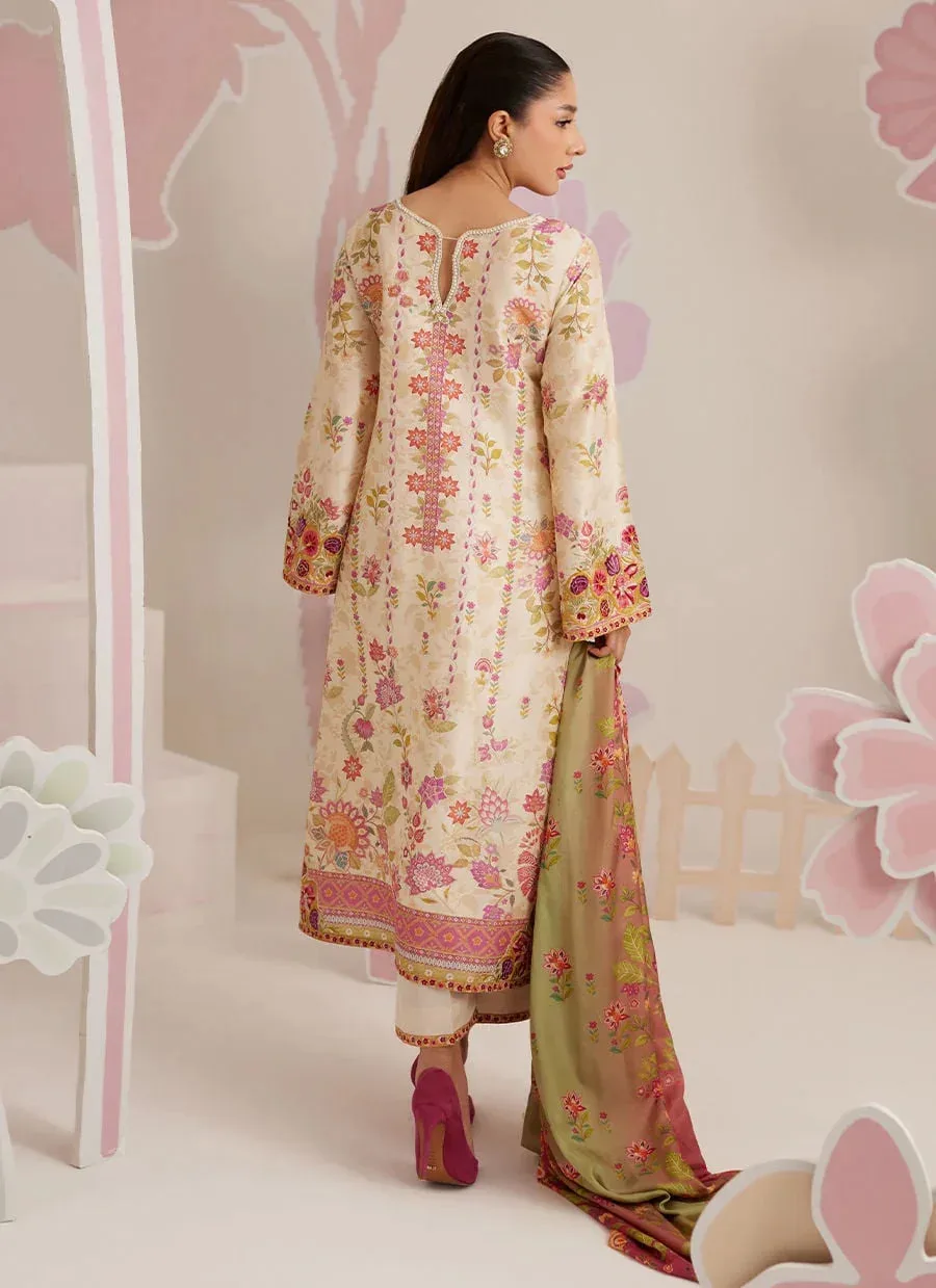 Farah Talib Aziz Frou Frou Ramadan Edit Raw Silk – view 2 – Poshaq