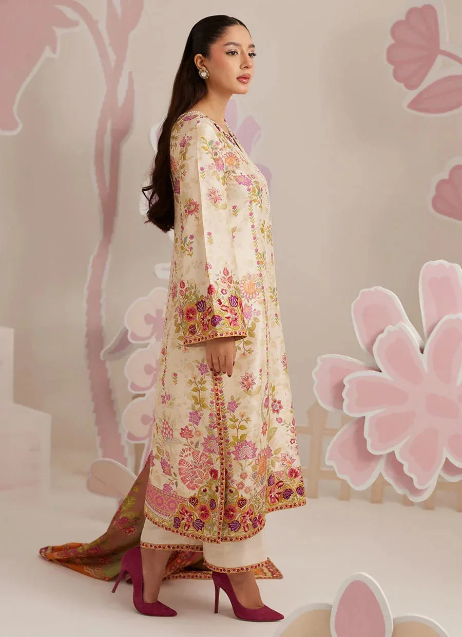 Farah Talib Aziz Frou Frou Ramadan Edit Raw Silk – view 8 – Poshaq