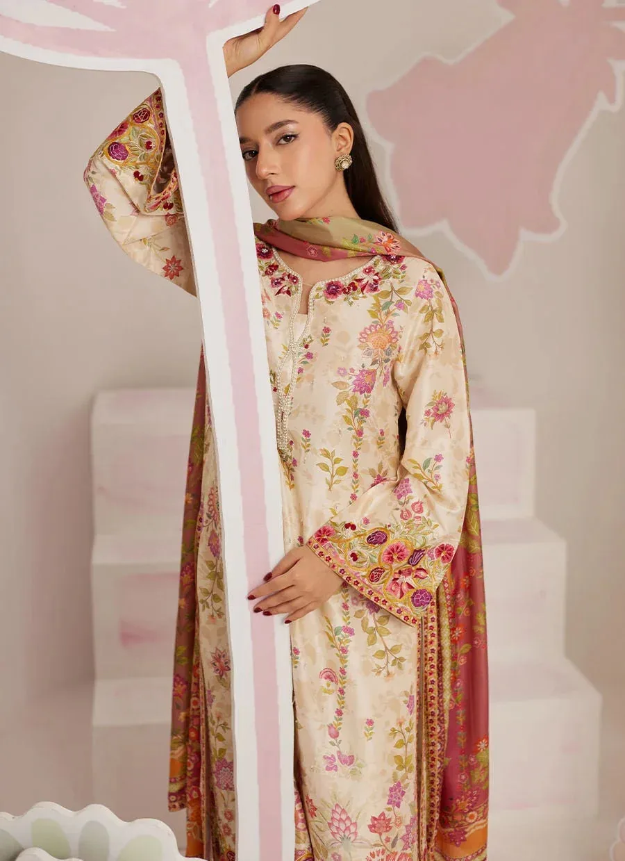 Farah Talib Aziz Frou Frou Ramadan Edit Raw Silk – view 9 – Poshaq