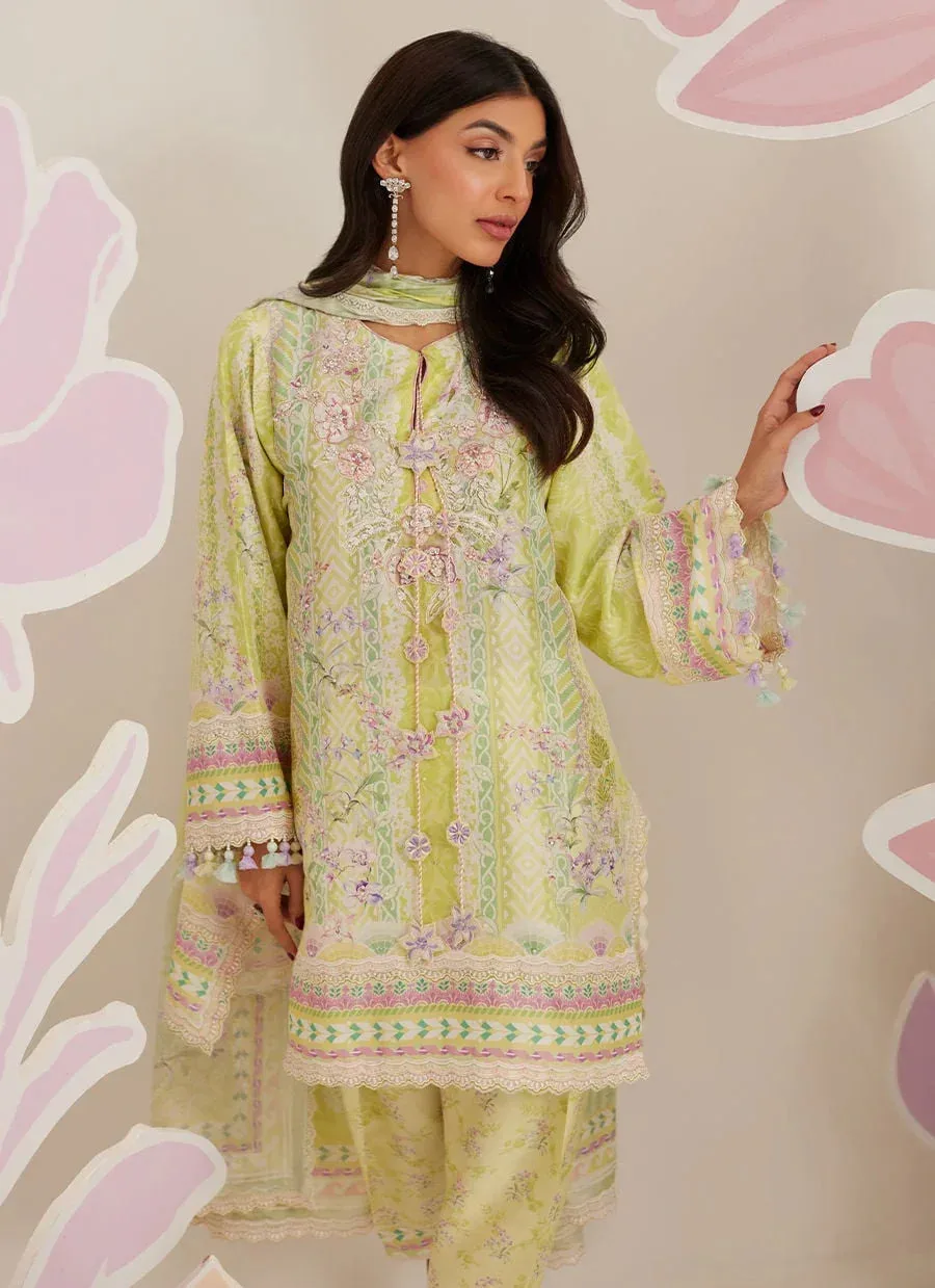 Farah Talib Aziz Frou Frou Ramadan Edit Raw Silk – view 4 – Poshaq