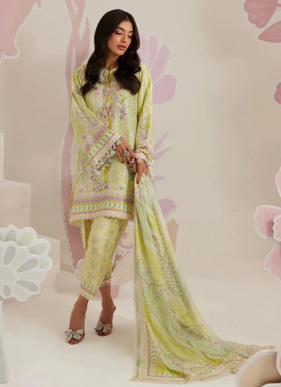 Farah Talib Aziz Frou Frou Ramadan Edit Raw Silk – view 5 – Poshaq