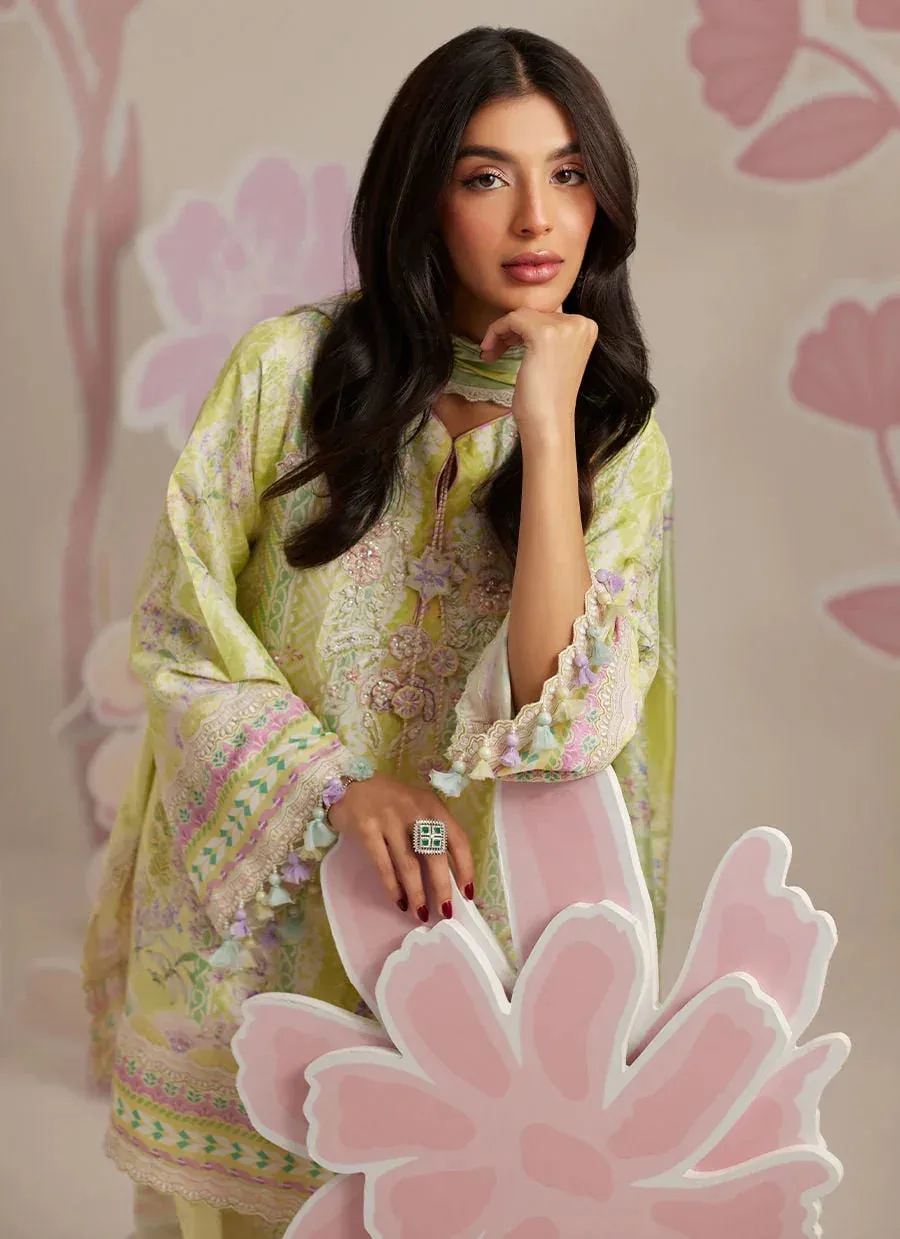 Farah Talib Aziz Frou Frou Ramadan Edit Raw Silk – view 7 – Poshaq