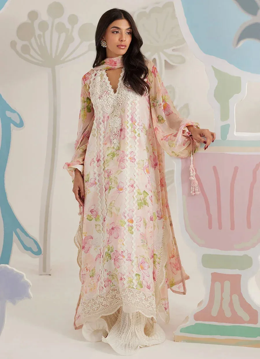 Farah Talib Aziz Frou Frou Ramadan Edit Chiffon – view 5 – Poshaq