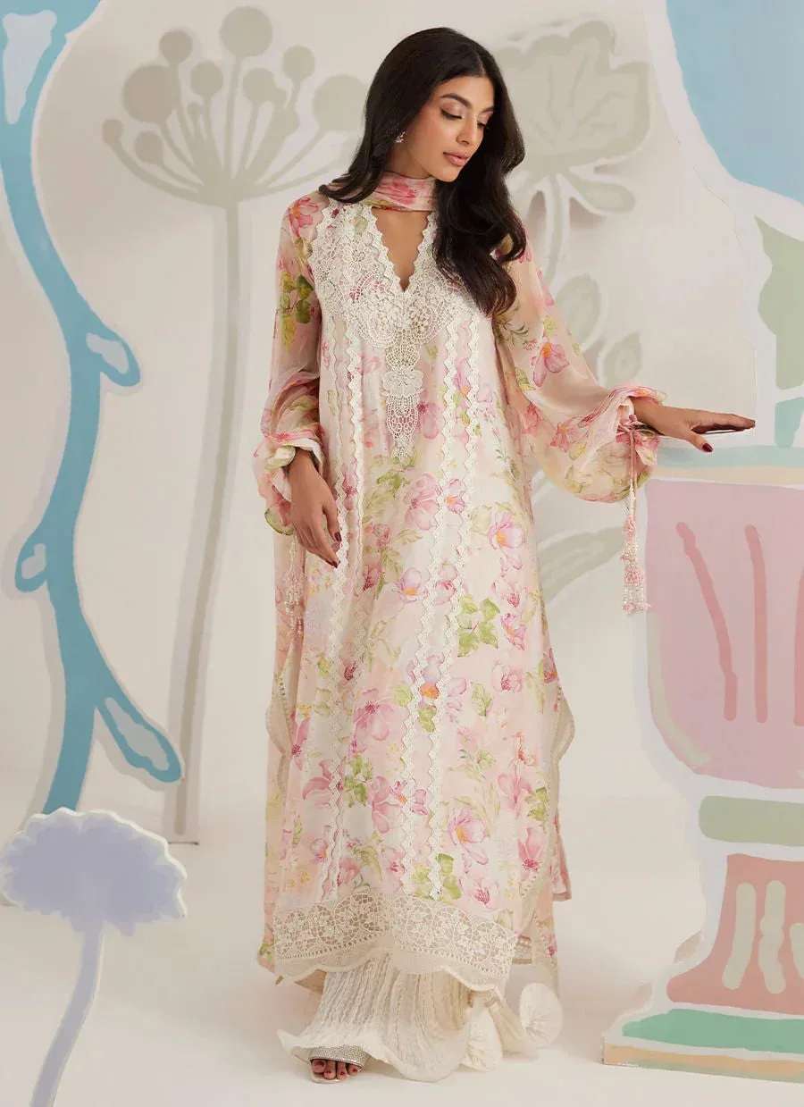 Farah Talib Aziz Frou Frou Ramadan Edit Chiffon – view 8 – Poshaq