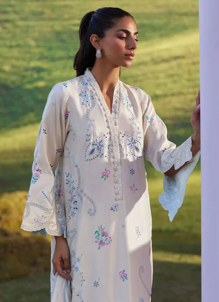Farah Talib Aziz Luna Eid 26 Blue – view 3 – Poshaq