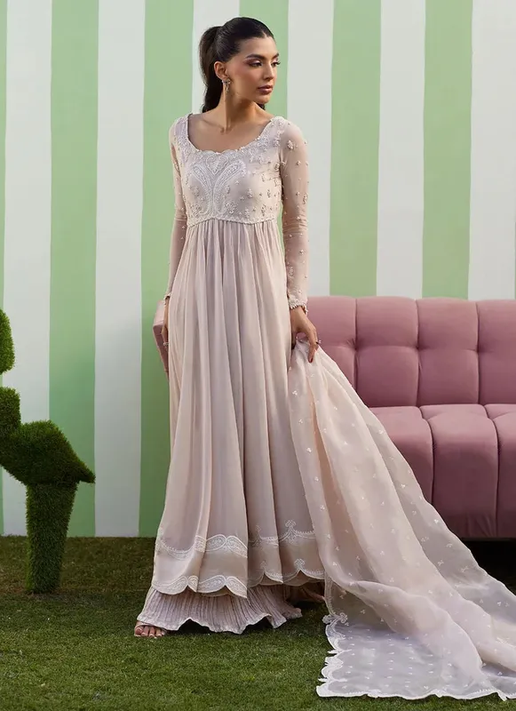 Farah Talib Aziz Luna Eid 26 Pink – view 1 – Poshaq