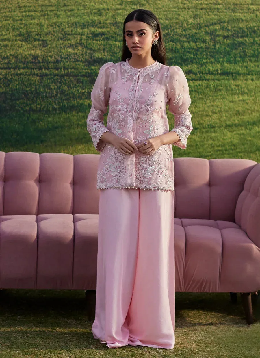 Farah Talib Aziz Luna Eid 26 Organza – view 1 – Poshaq