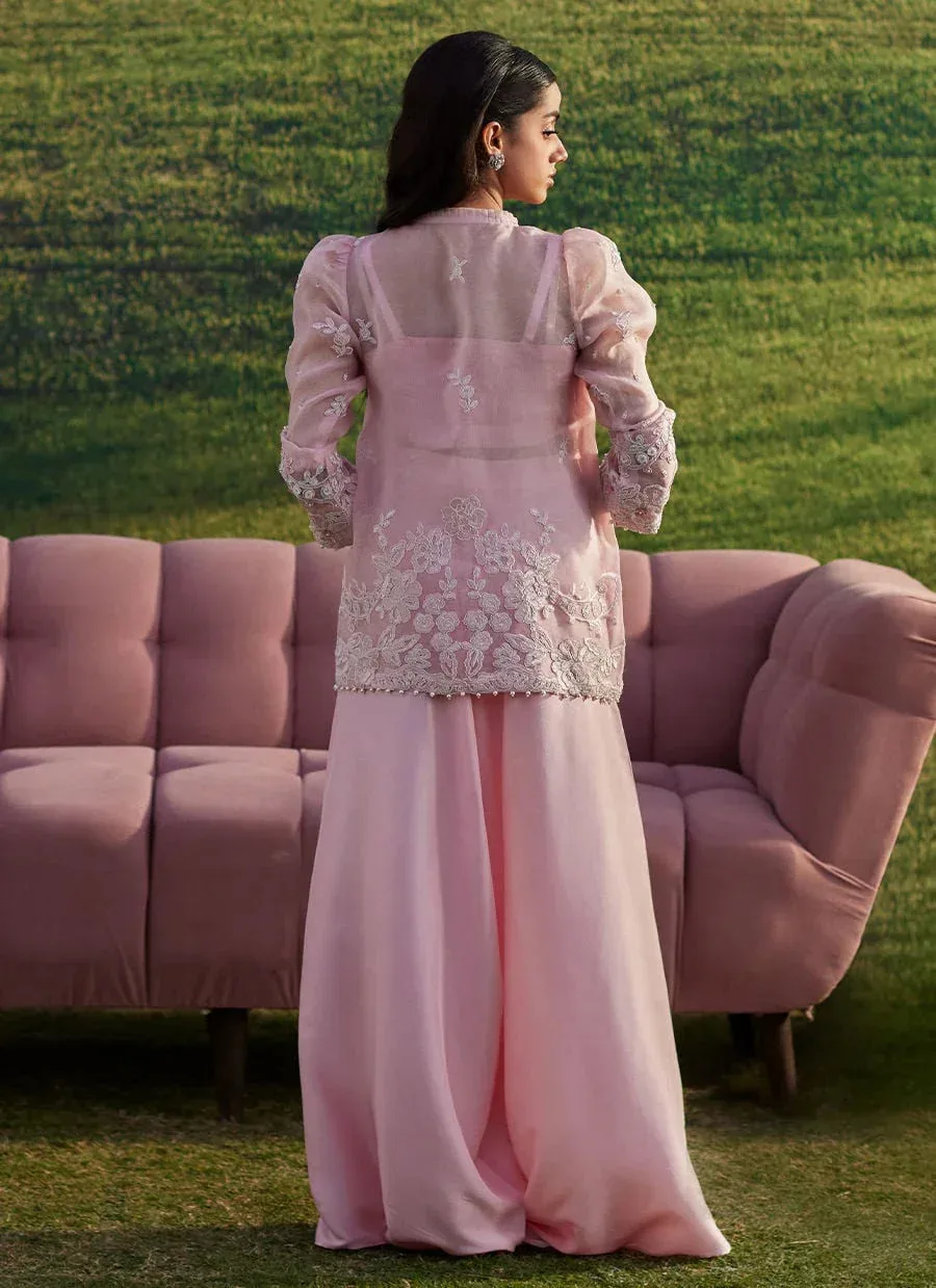 Farah Talib Aziz Luna Eid 26 Organza – view 2 – Poshaq