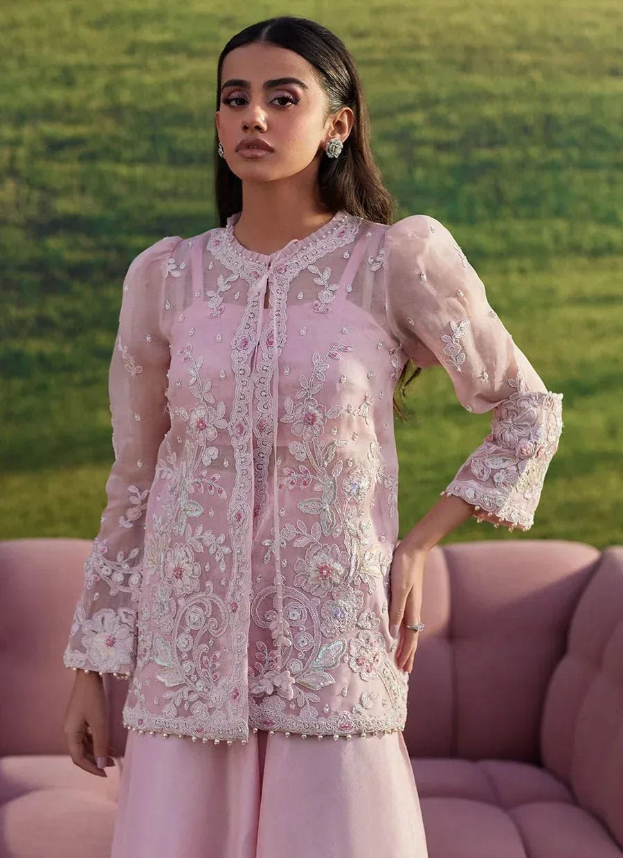Farah Talib Aziz Luna Eid 26 Organza – view 3 – Poshaq