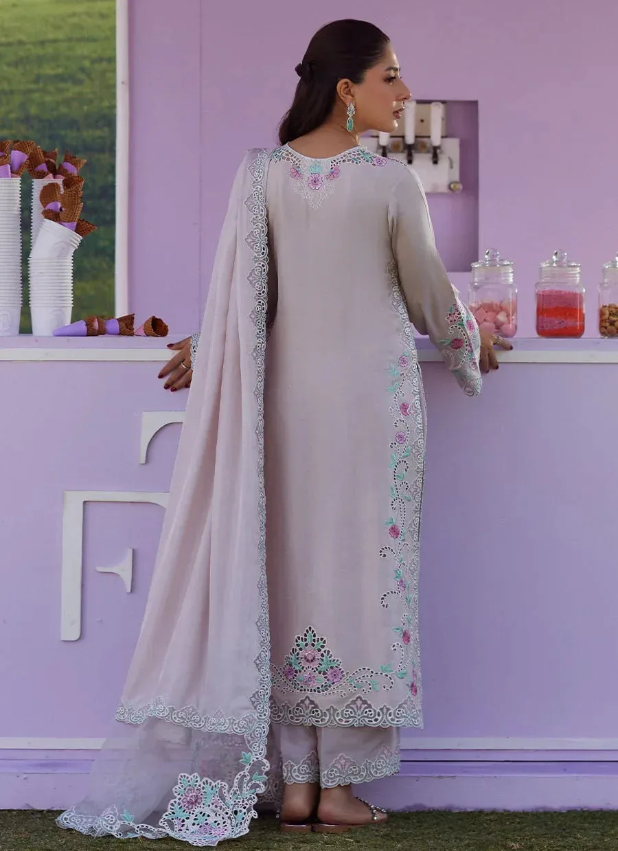 Farah Talib Aziz Luna Eid 26 Turquoise Raw Silk – view 2 – Poshaq
