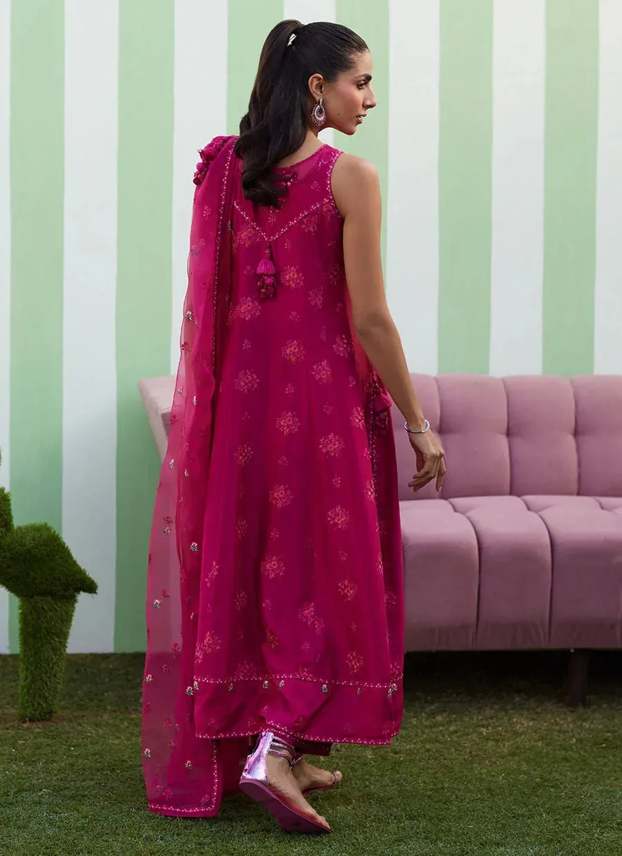 Farah Talib Aziz Luna Eid 26 Raw Silk – view 2 – Poshaq