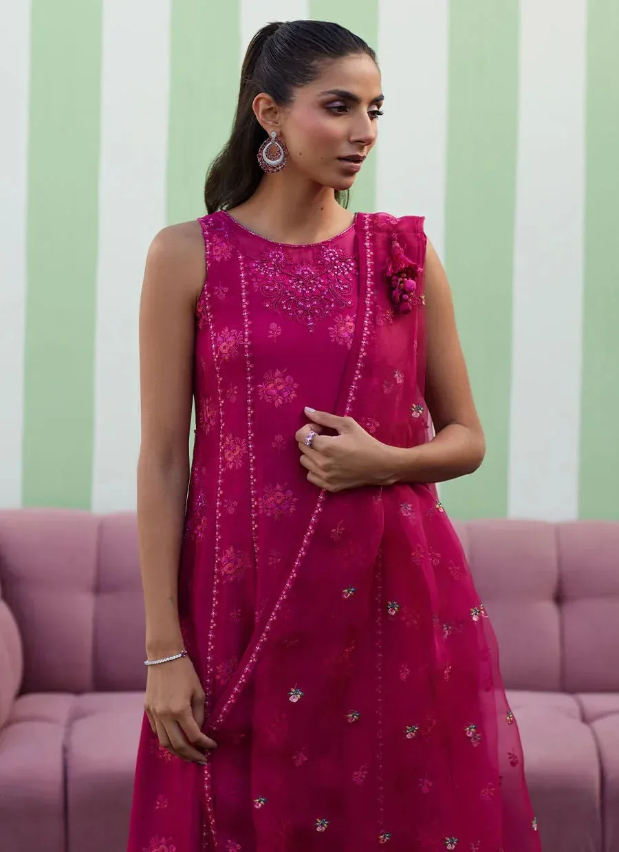 Farah Talib Aziz Luna Eid 26 Raw Silk – view 4 – Poshaq