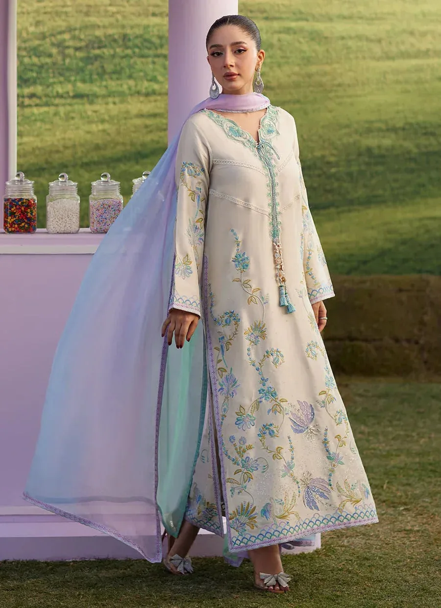 Farah Talib Aziz Luna Eid 26 Raw Silk – view 4 – Poshaq