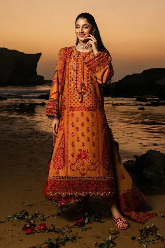 Imrozia Premium Hania Luxury Lawn 26 Organza – view 1 – Poshaq