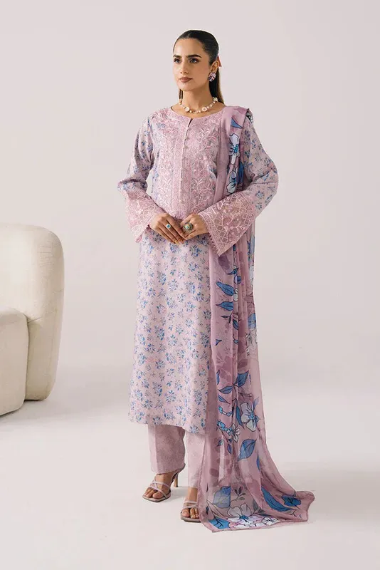 Imrozia Premium Floral Atelier Lawn Chiffon – view 1 – Poshaq