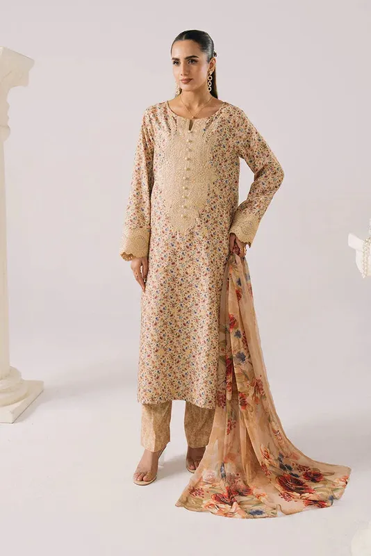 Imrozia Premium Floral Atelier Lawn Chiffon – view 1 – Poshaq