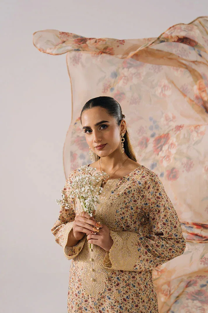 Imrozia Premium Floral Atelier Lawn Chiffon – view 4 – Poshaq