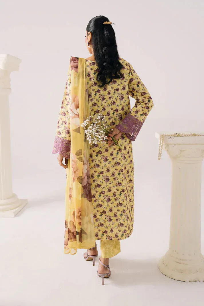 Imrozia Premium Floral Atelier Lawn Chiffon – view 2 – Poshaq