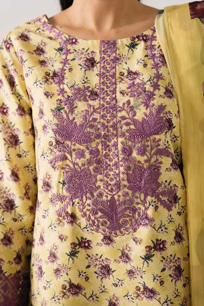 Imrozia Premium Floral Atelier Lawn Chiffon – view 4 – Poshaq