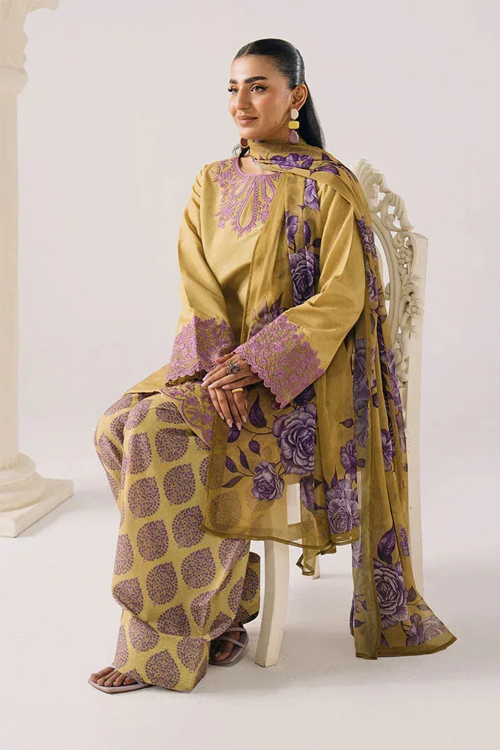 Imrozia Premium Floral Atelier Lawn Chiffon – view 4 – Poshaq