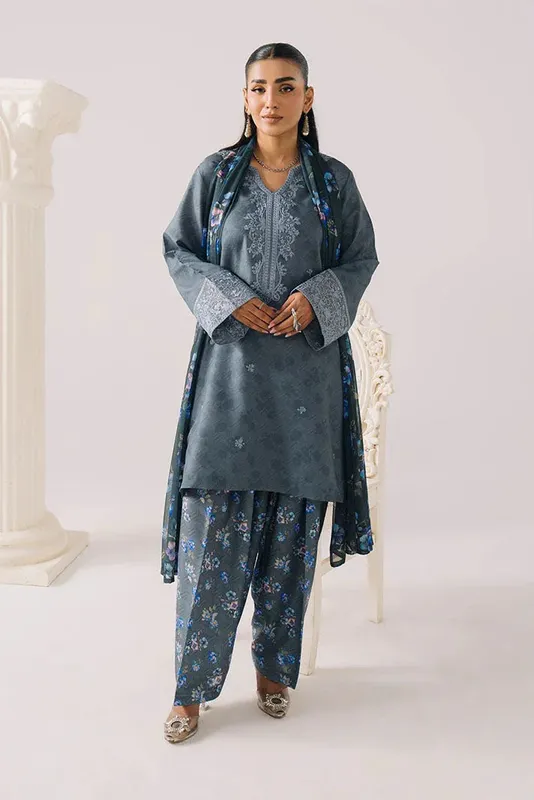 Imrozia Premium Floral Atelier Lawn Chiffon – view 1 – Poshaq