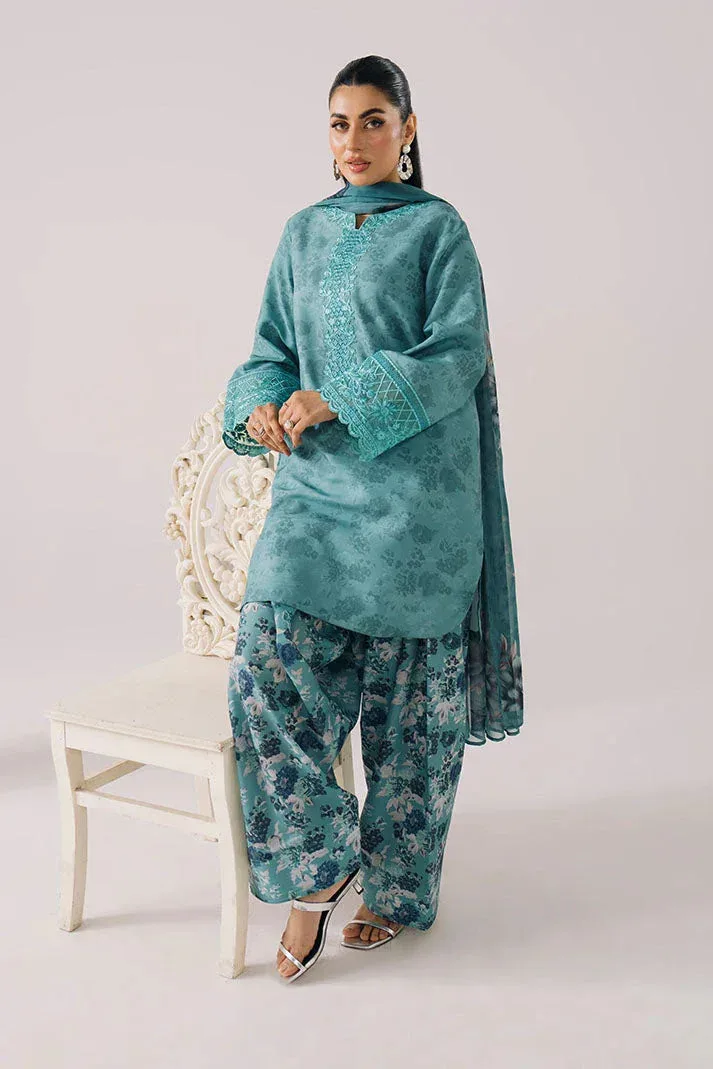 Imrozia Premium Floral Atelier Lawn Chiffon – view 5 – Poshaq