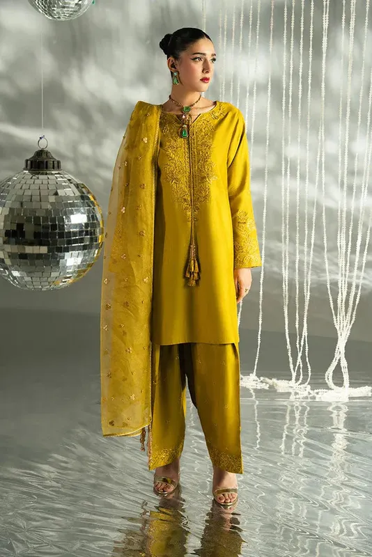 Imrozia Premium Rosaile Luxury Pret Raw Silk – view 1 – Poshaq