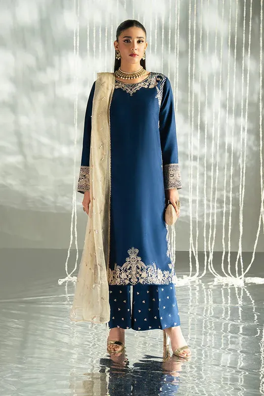 Imrozia Premium Rosaile Luxury Pret Raw Silk – view 1 – Poshaq