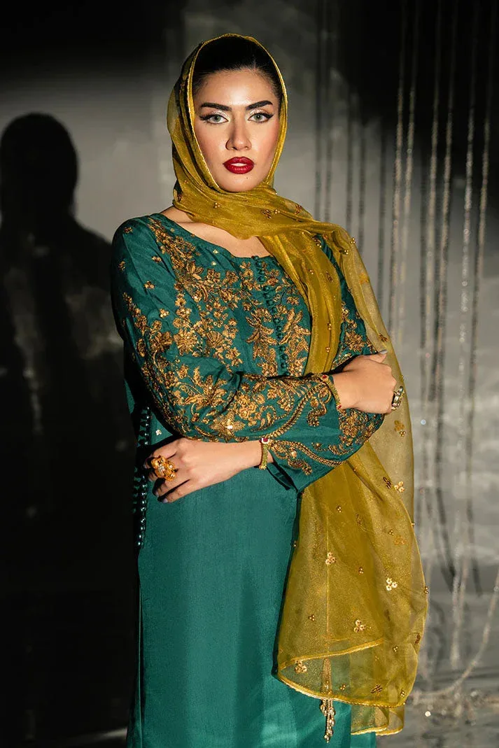 Imrozia Premium Rosaile Luxury Pret Raw Silk – view 3 – Poshaq