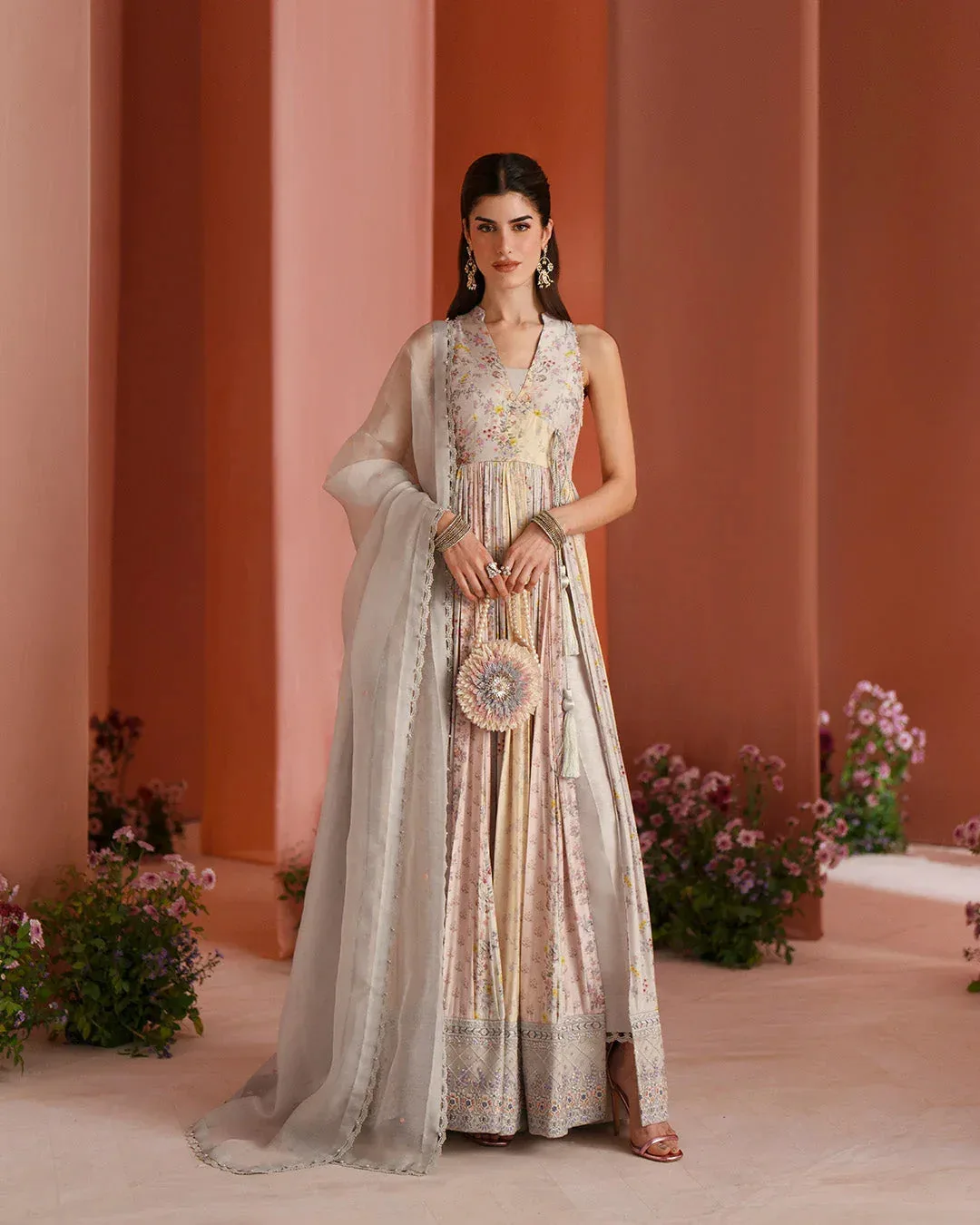 Faiza Saqlain Roim Pret Raw Silk – view 1 – Poshaq