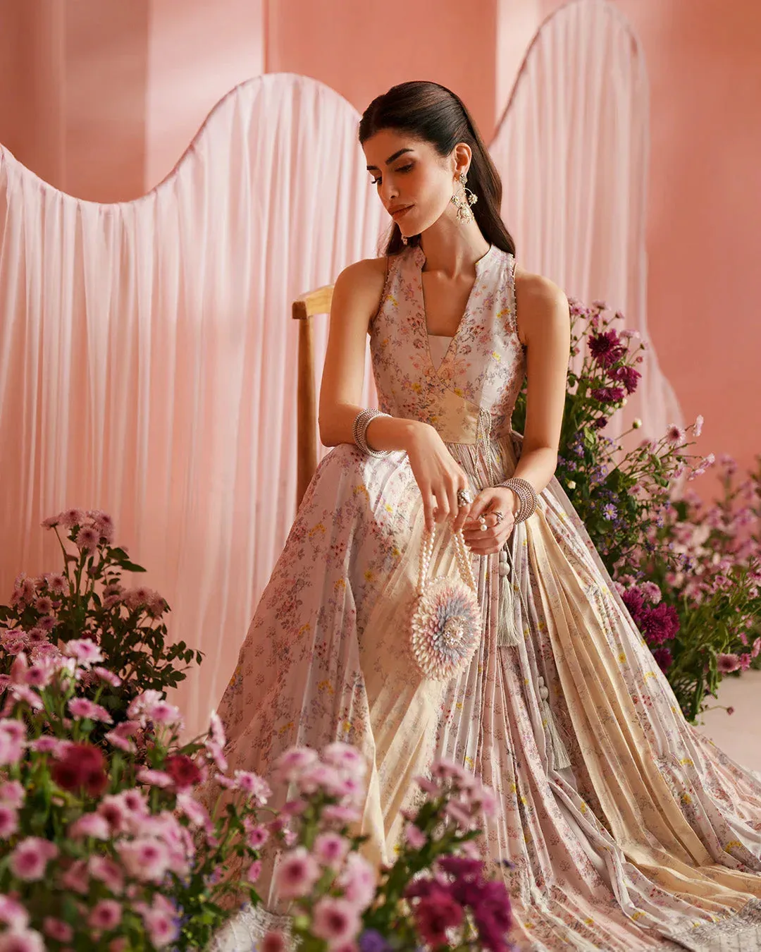 Faiza Saqlain Roim Pret Raw Silk – view 3 – Poshaq