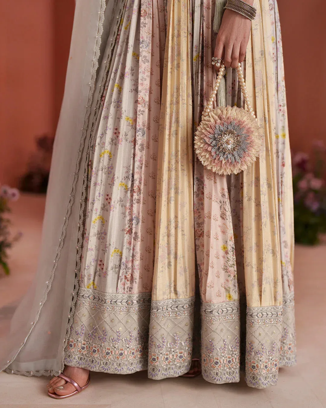Faiza Saqlain Roim Pret Raw Silk – view 5 – Poshaq
