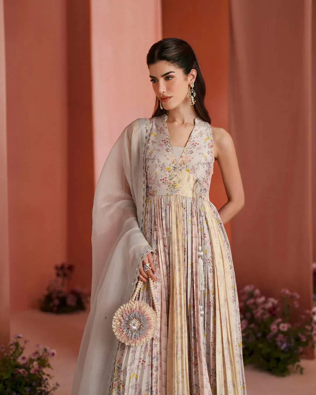Faiza Saqlain Roim Pret Raw Silk – view 6 – Poshaq