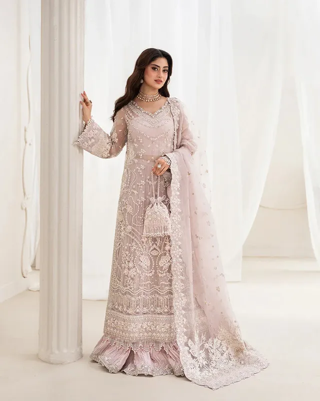 Faiza Saqlain Rua Wedding Formals Organza – view 1 – Poshaq