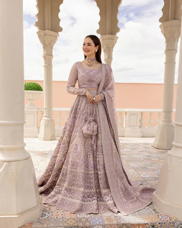 Faiza Saqlain Neorah 24' RTW Organza – view 1 – Poshaq