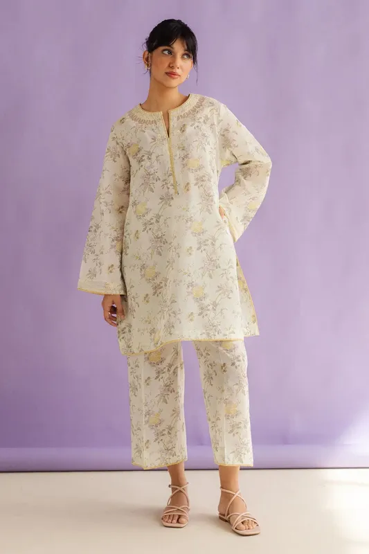 Zara Shahjahan Love Coco SS 25 Organza – view 1 – Poshaq