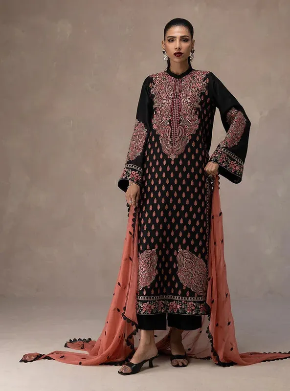 Zainab Chottani Eid Edit 26 Raw Silk – view 1 – Poshaq