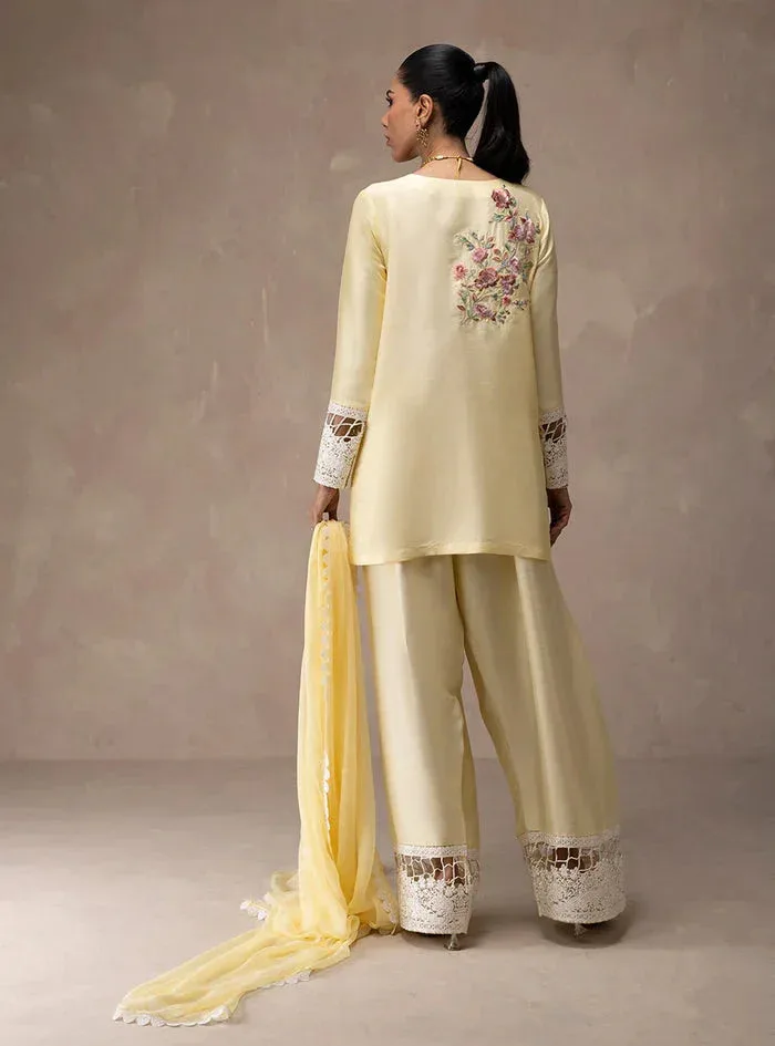 Zainab Chottani Eid Edit 26 Magenta Raw Silk – view 2 – Poshaq